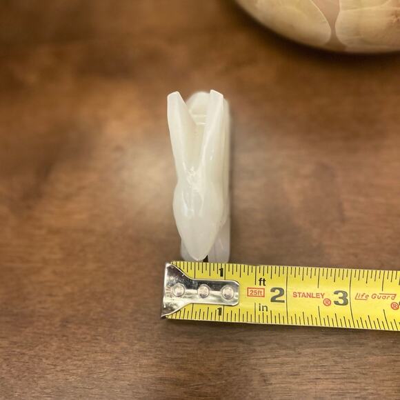 Carved Onyx bunny rabbit Asian - Picture 8 of 9